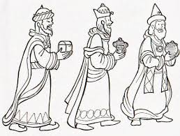 Reyes Magos Para Colorear Para Niños