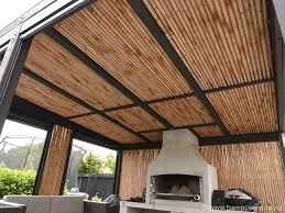 Western timber frame™ shadescape® pergola kits typically have 85% coverage because that is what a good shade tree offers. Pergola Gazebo Bamboo Roof New Zealand Bambusero