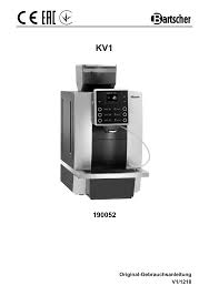 If it is on the rinse mode again and nothing works, most likely, you need to replace the faulty control board. Bartscher 190052 Operating Instructions Manualzz