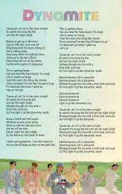 Bts Dynamite Lyrics Di 2020 Lirik Lagu Lirik Lagu