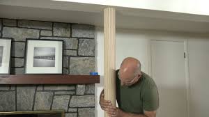 An ideal approach to make them blend into your recently completed basement is to cover picking an approach on how to hide a basement support post is simple. Cover Basement Support Poles Or Lally Columns With Pole Wrap Youtube