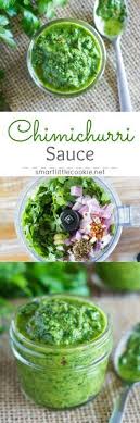 Homemade Chimichurri Sauce Smart Little Cookie Recipe Cilantro Recipes Recipes Cooking Recipes
