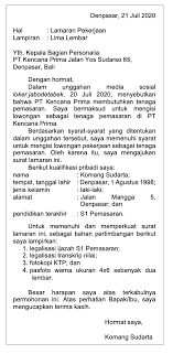 We did not find results for: Tentukan Isi Dan Sistematika Dalam Surat Lamaran P