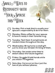 Small Ways To Reconnect With Your Spouse This Week Adore Them Parenting Love My Husband Parenting Parenting Advice
