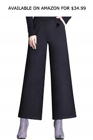 34 99 Auszoslt Women S High Waist Straight Loose Winter Warm Wide Leg Dress Pants Chino Pants Women Wide Leg Dress Pants Cargo Pants Women