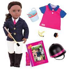 Because our generation is a force to reckon with. Our Generation Rashida With Book Outfit 18 Posable Horseback Riding Doll Target