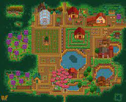 The forest farm map has foragables appear on the farm and stumps that regenerate every day to cut down for hardwood and foraging xp. 15 Stardew Valley Inspo Ideas Stardew Valley Stardew Valley Layout Stardew Valley Farms