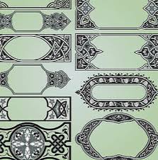 Frame kaligrafi 13 bingkai kaligrafi islami kiswahmall. Vintage Calligraphic Border Frame And Ornament Vector Set 14 Eps Uidownload