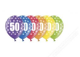 Faîtes lui livrer à son domicile un ballon bon anniversaire, gonglé à l'hélium. Ballons Anniversaire 50 Ans Article De Fete