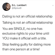 So what's holding you back? Dating Is Not An Official Relationship Dating Relationship Feelings