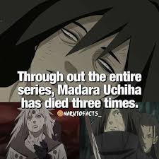 Haha Madara Died 3 Times In Naruto Series Maybe He Ll Come Back And Die Again In Boruto Naruto Facts Naruto Series Naruto Funny