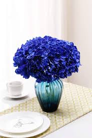 To show off my trailing habit use me in hanging baskets, containers or beds. Buy Aviviho Royal Blue Hydrangea Silk Flowers Heads With Stems Pack Of 10 Full Hydrangea Flowers Artificial For Wedding Home Party Shop Baby Shower Decoration Online In Taiwan B07txnpgp3