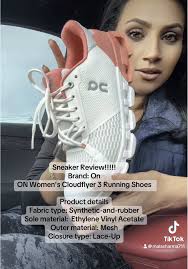 Sneaker/Shoe Review!!!!! #Brand: On ON Women's Cloudflyer Running Shoes  Product details Fabric type: Synthetic-and-rubber Sole material: Ethylene  Vinyl Acetate Outer material: Mesh Closure type: ...