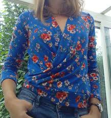 Chemisier Sofia Patron La Maison Victor Taille 34 En Jersey Souvenir De Lisbonne Tops Naai Ideeen Blouse