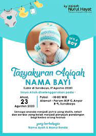 Aqiqah Surabaya Aqiqah Nurul Hayat Kelahiran Anak Bayi Kartu Bayi
