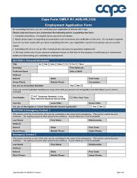 fillable online cms f r1 aus hr 3125 employment application form doc fax email print pdffiller