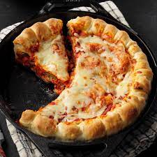 Cast Iron Pizza Pie Recipe Cast Iron Pizza Frozen Bread Dough Pizza Pie Recipe