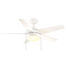 Home Decorators Collection Windward 44 In Indoor Matte White Ceiling Fan With Light Kit 51566 The Home Depot Ceiling Fan Ceiling Fan With Light Fan Light