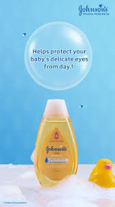 Dive into a joyous bath time with Johnson’s baby shampoo!🛁, Our unique No  More Tears® formula helps keep their delicate eyes safe and sparkling.💛,  #PromisePehlePalSe, #Helpsprotectfromday1, ...