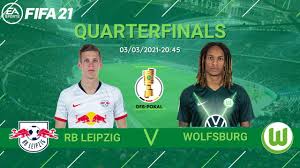 Die liga auf einen blick. Dfb Pokal Rb Leipzig Vs Wolfsburg Quarterfinals Fifa 21 Youtube