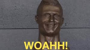 Pic.twitter.com/jv3fcdqnqj— conor wilson but the madeira statue is definitely not the only one of his statues to have evoked strong reactions. Cristiano Ronaldo Mocked Statue At Madeira Airport Is Replaced Bbc Sport