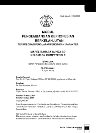 Check spelling or type a new query. Modul E Pkb Bahasa Sunda Untuk Sd Edisi Revisi 2017 Bs Sd Modul E 3