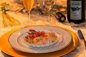 Coquille De Noix De St Jacques Et Homard Au Champagne Noix De St Jacques Recettes De Cuisine Homard