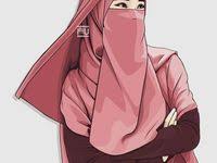  10 Art F U Muslimah Cartoon Ideas Hijab Drawing Hijab Cartoon Islamic Cartoon