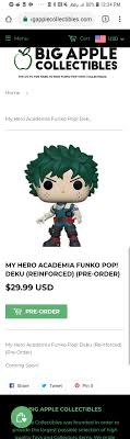 Hot topic deku pop hunt & eve. Anyone Know When The Hot Topic Deku Pop Is Releasing It S Up On Big Apple But For 30 Funko
