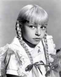 PATTY MCCORMACK, best known as the malevolent, murderous Rhoda Penmark in  "The Bad Seed" (1956), for which she received an Oscar nomination.