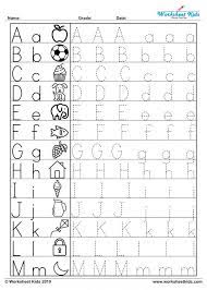 Color the lowercase letters blue. Free Printable Alphabet Letters Upper And Lower Case Tracing Worksheets