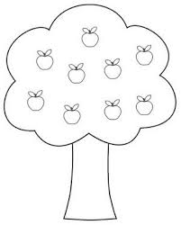 Apple Tree Clip Art Black And White Apple Tree Clipart To Color 14 Cm Photo Foter Black And White Tree Felt Template Clipart Black And White