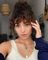 Huge 2020 Hairstyle List The 9 Hottest Trends To Be Obsessed With Ecemella In 2020 Curly Hair Styles Curly Natural Curls Curly Bangs