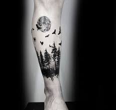Start A Fire In 2020 Tree Leg Tattoo Tattoos For Guys Leg Band Tattoos
