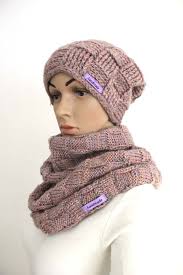 Hakelmutze Und Strickloop In Korbmuster Der Namensbaender De Kreativ Blog