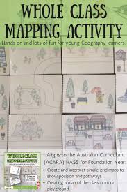 This Download Contains 20 Mapping Tiles That Students Can Use To Create A Whole Class Map A Great Fun Class Activities Geography Lessons Map Making Activities
