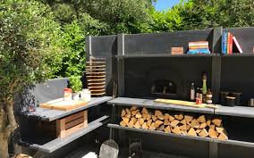 set up an outdoor kitchen