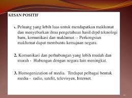 Ia tidak hanya menghubungkan masyarakat tetapi juga masyarakat dan negara. Unit 4 Globalisasi Dan Kualiti Hidup Ppt Download