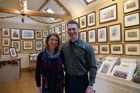 This photo provided by the. Celebrating A Successful Art Business On The Yorkshire Wolds Wildlife Artist Robert E Fuller