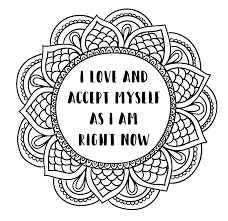 It is filled with positive affirmations and cute images to color. Self Esteem Coloring Pages Coloring Home