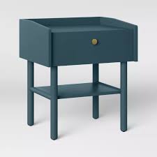 Wiley Side Table Blue Project 62 In 2020 Project 62 Side Table Wood Side Table