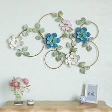 Juegoal 16 large metal flower wall art inspirational wall decor hanging for indoor outdoor home bedroom living room office garden yellow. Kamea Metal Flower Wall Decor Walmart Com Walmart Com
