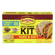 See the calorie, fat, protein and carbohydrate value of old el paso stand 'n stuff 8 soft tortillas boats flour 193g here. Save On Old El Paso Taco Dinner Kit Hard Soft Add Meat 24 Ct Order Online Delivery Stop Shop