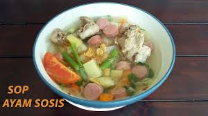 Ingin membuat sayur sop sapi yang spesia dan nikmat? Cara Membuat Sayur Sop Ayam Sosis Chicken Soup Sausage Youtube