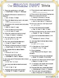 Here are ten science quiz questions all relating to biology… Anatomy Trivia Will Take You Back To Your High School Biology Class