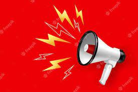 Megaphone is a member of vimeo, the home for high quality videos and the people who love them. Free Vector Loudspeaker And Megaphone With Lightings On Red