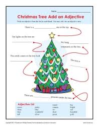 With this easy christmas speaking board game, young learners will be able to ask and answer common questions about christmas and santa cl. Christmas Add An Adjective Worksheet For 2nd And 3rd Grade