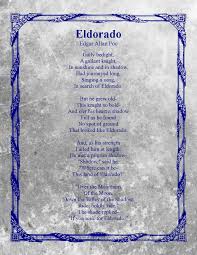 Eldorado By Edgar Allan Poe Song Lyrics And Chords Eldorado Lyrics And Chords