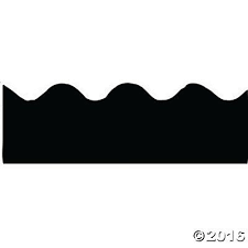 Black Scalloped Bulletin Board Borders Oriental Trading Bulletin Board Borders Bulletin Boards Bulletin