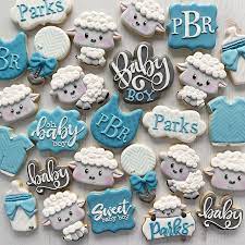 Ashley Beck Riche Abrdesignz Instagram Photos And Videos Baby Lamb Baby Shower Baby Shower Cookies Baby Cookies